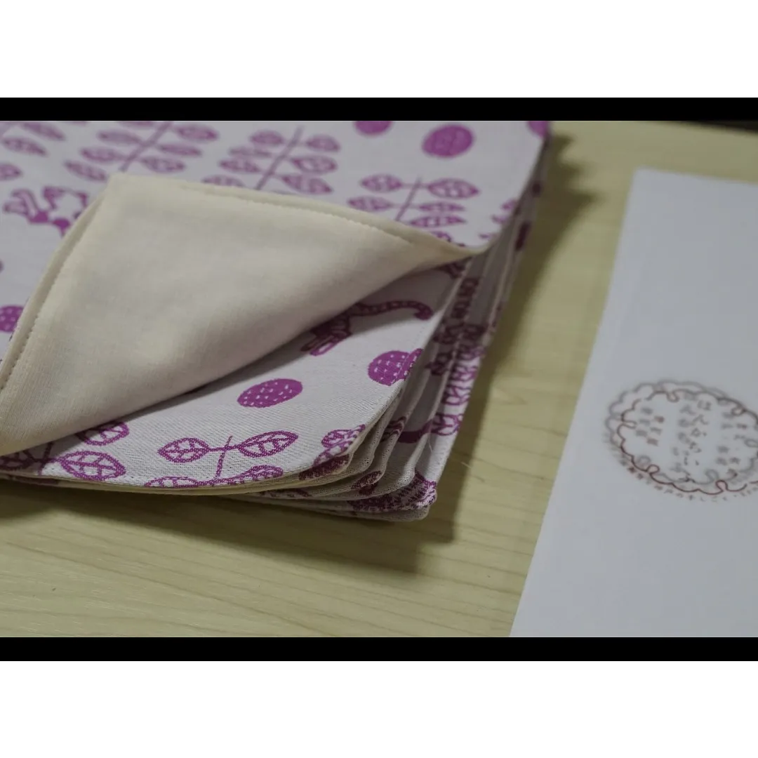 【播州織から生まれる、やさしいハンカチ🧵】