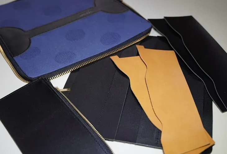 お客様からのオーダーで、tonikaruバッグと同じ柄を使っ...