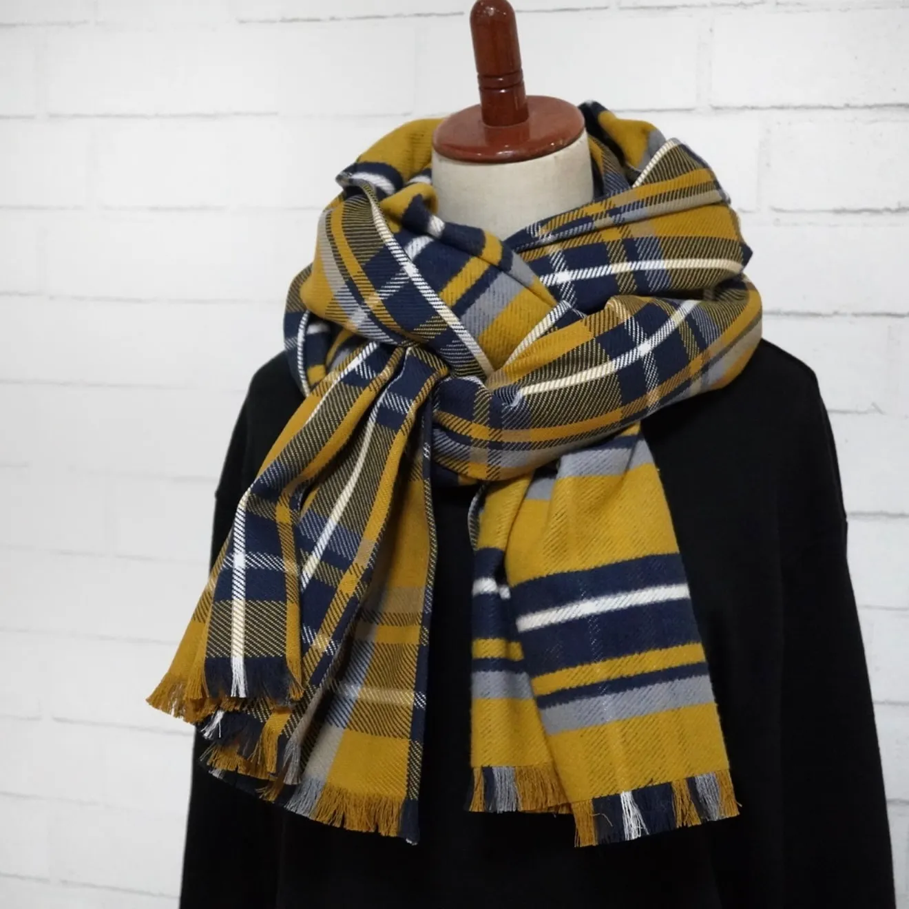 🍂秋に映える「3wayマフラーショール」