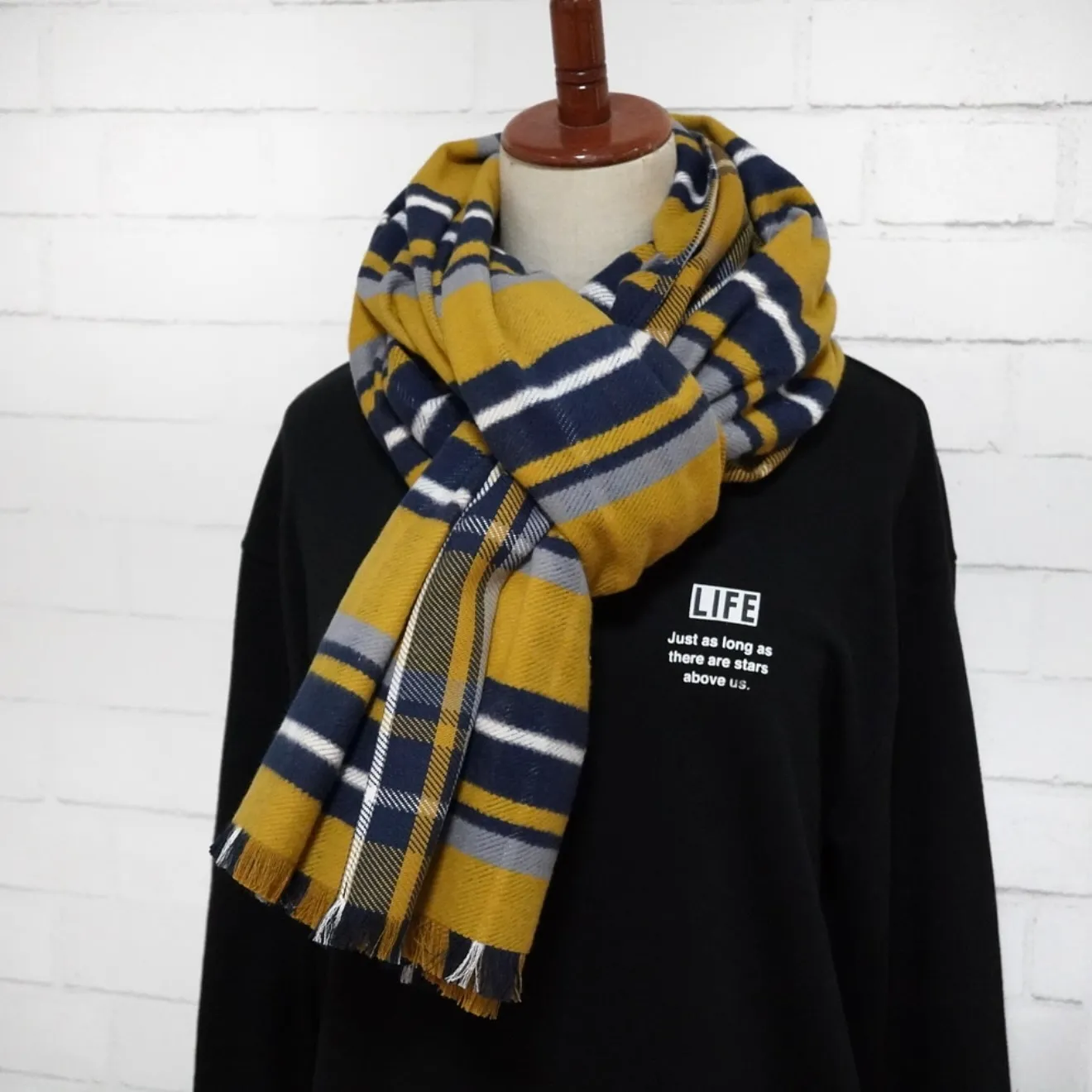 🍂秋に映える「3wayマフラーショール」