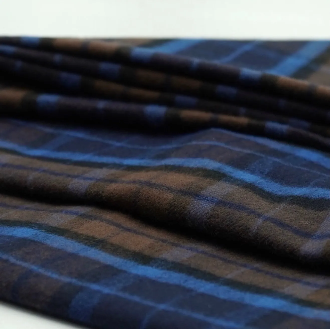 🍂秋色チェックの播州織スヌード